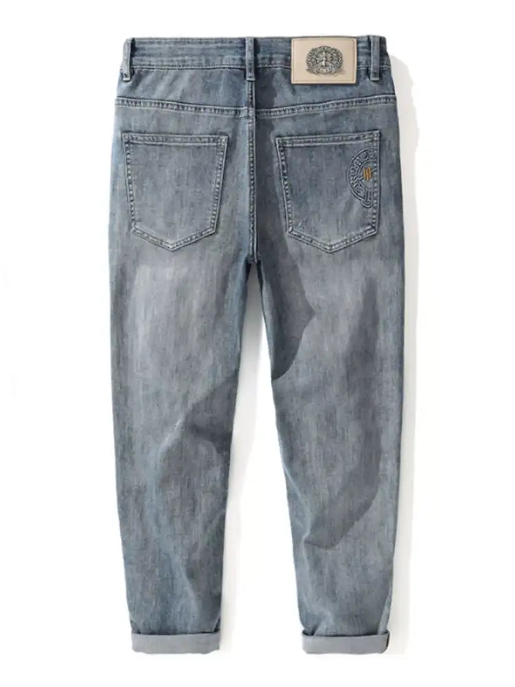 Men’s Washed Straight Fit Jeans