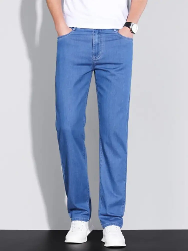 Men’s Washed Straight Fit Jeans