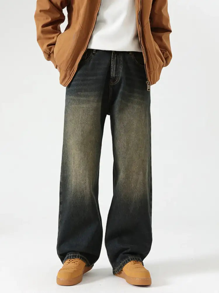 Men’s Wide Leg Baggy Jeans