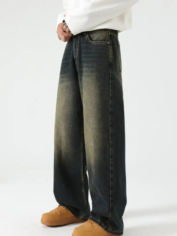 Men’s Wide Leg Baggy Jeans
