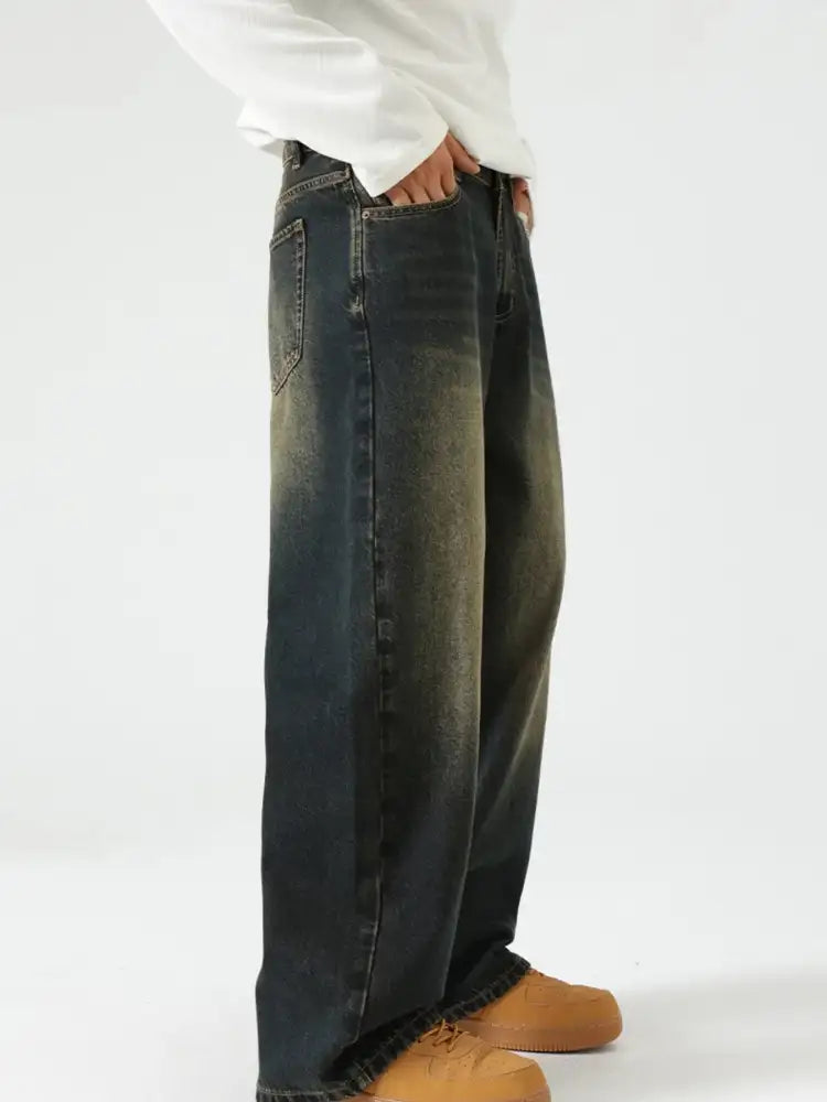 Men’s Wide Leg Baggy Jeans