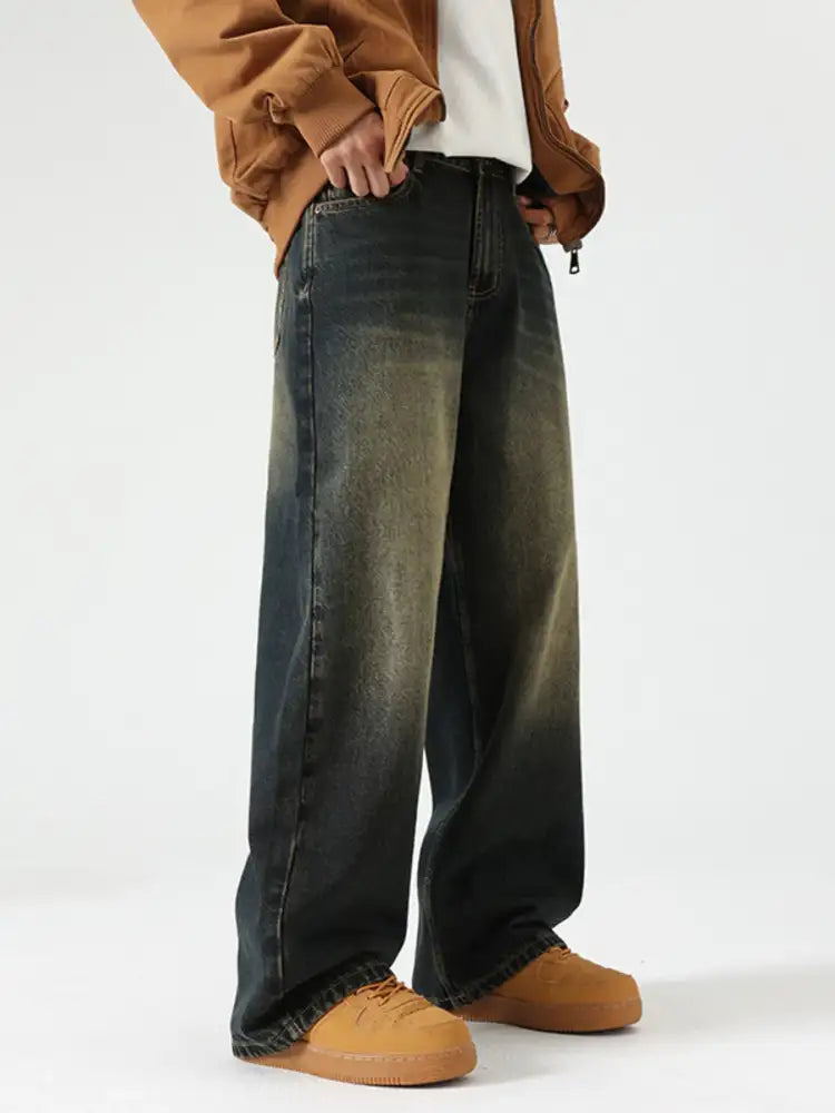 Men’s Wide Leg Baggy Jeans