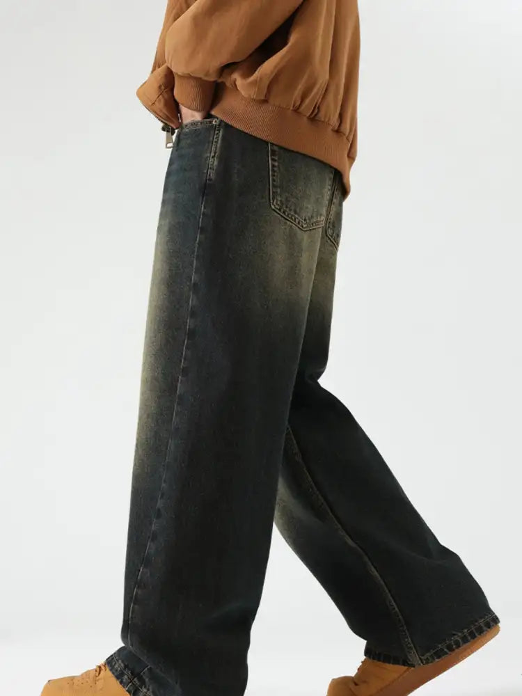 Men’s Wide Leg Baggy Jeans