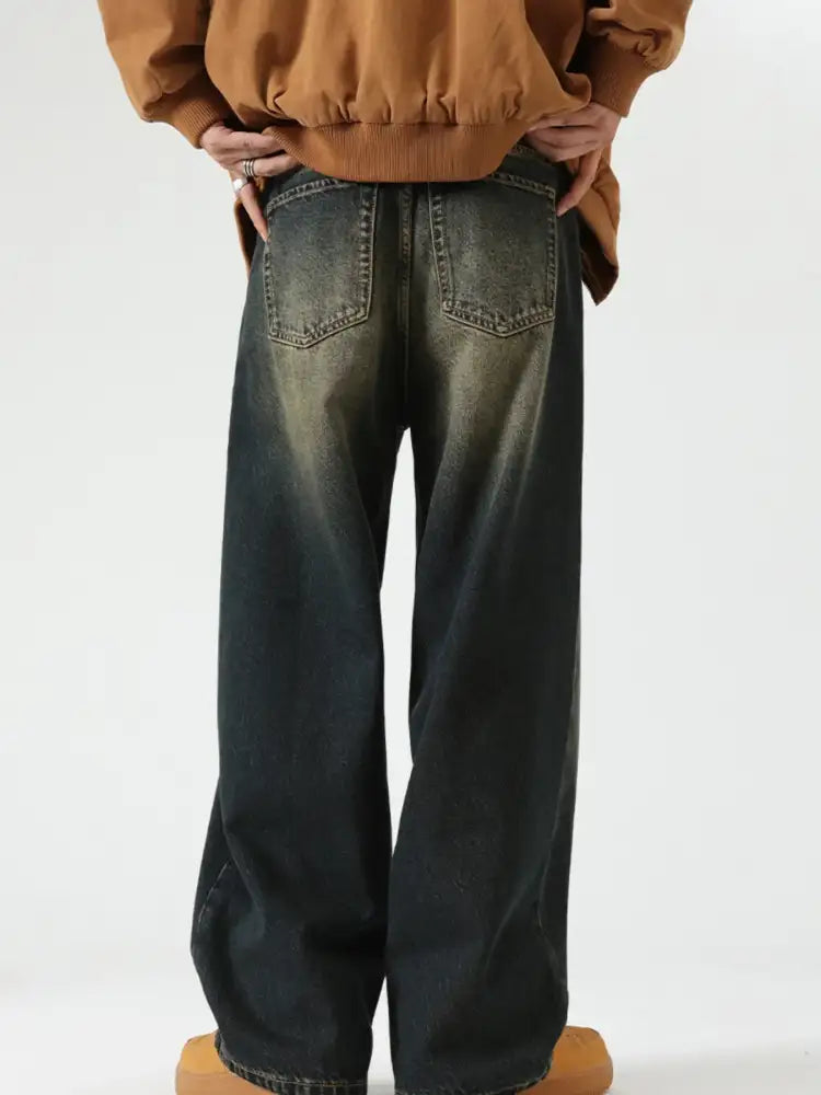 Men’s Wide Leg Baggy Jeans