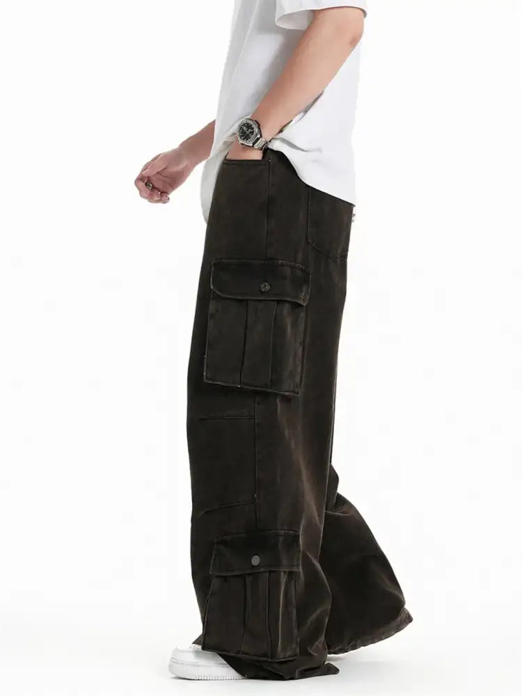 Men’s Wide Leg Cargo Pants