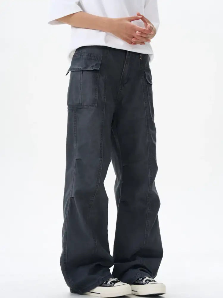 Men’s Wide Leg Cargo Pants