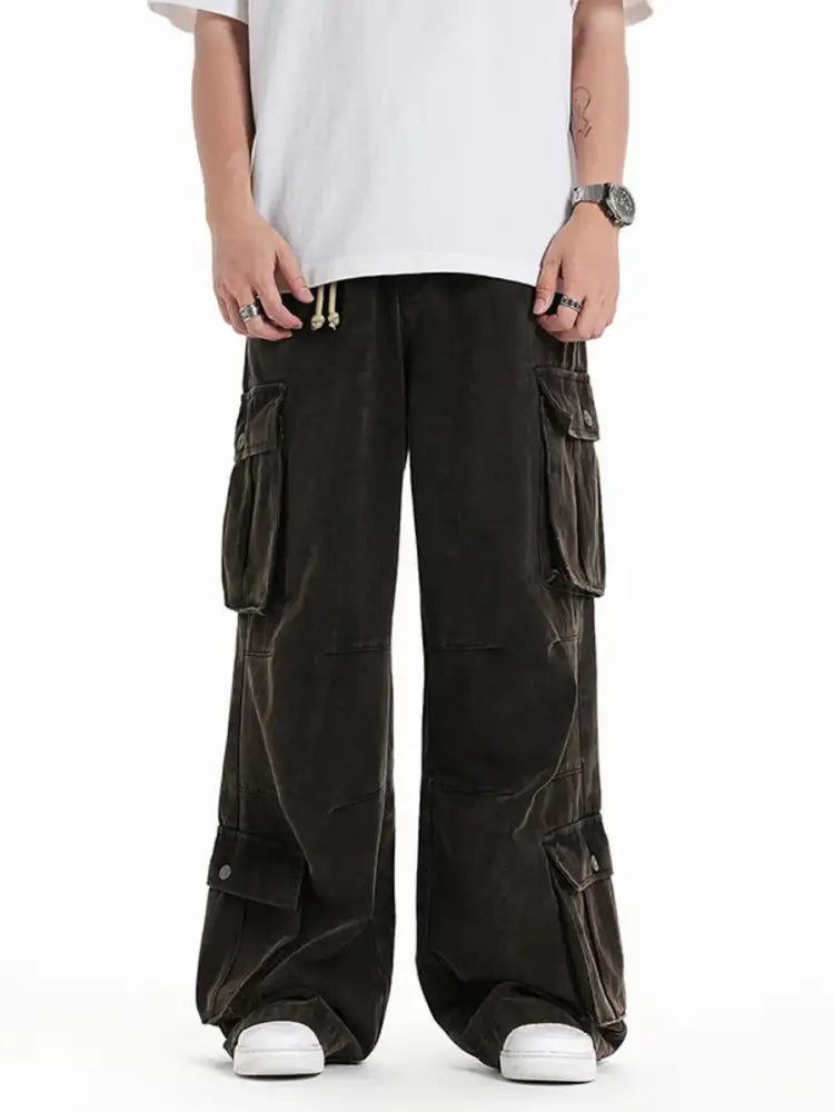 Men’s Wide Leg Cargo Pants