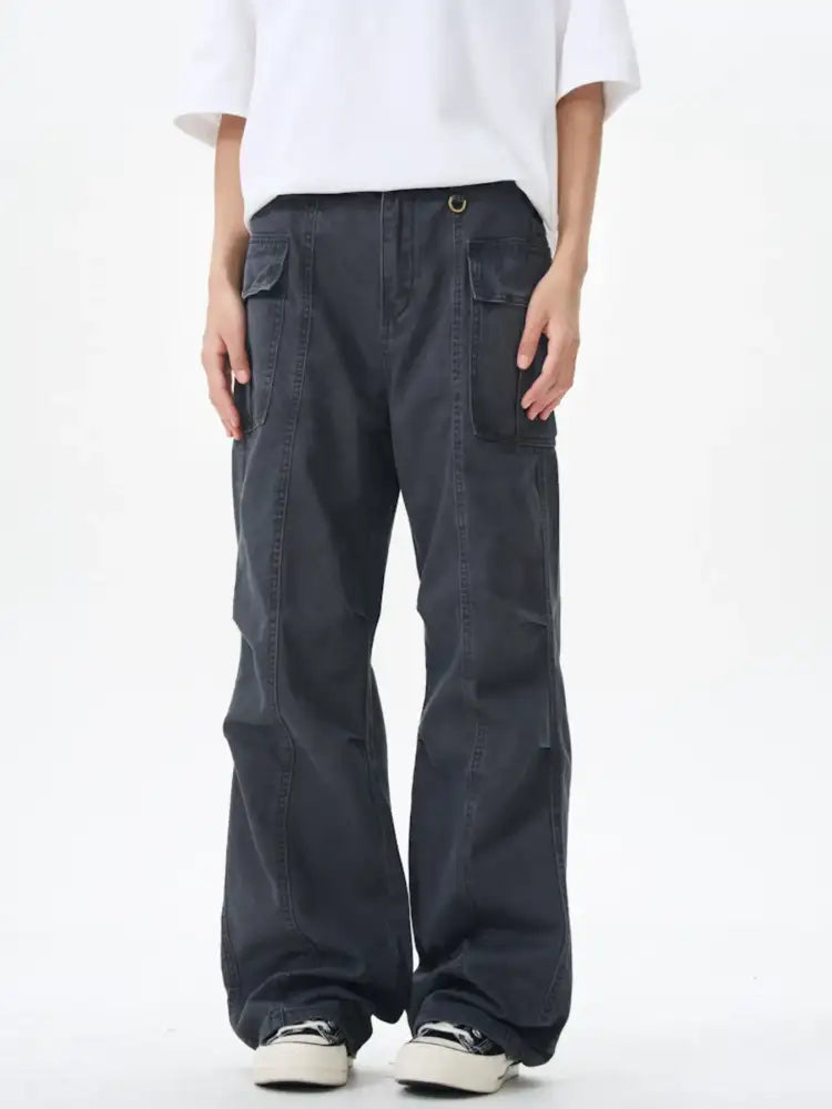 Men’s Wide Leg Cargo Pants