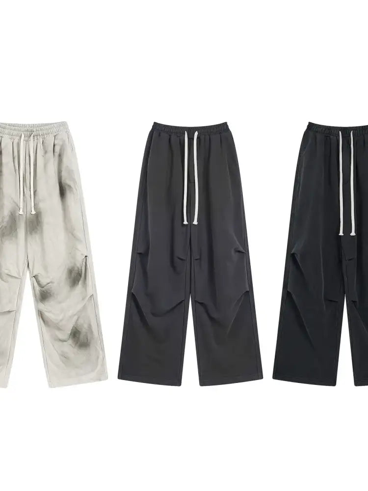 Men’s Wide Leg Drawstring Cargo Pants