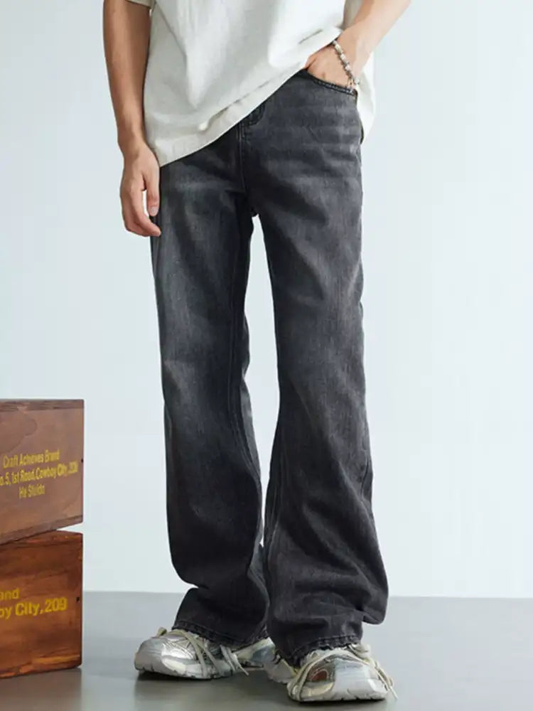 Men’s Wide Leg Flare Jeans