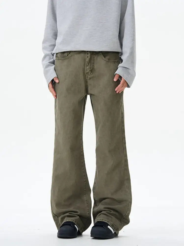 Men’s Wide Leg Flare Jeans