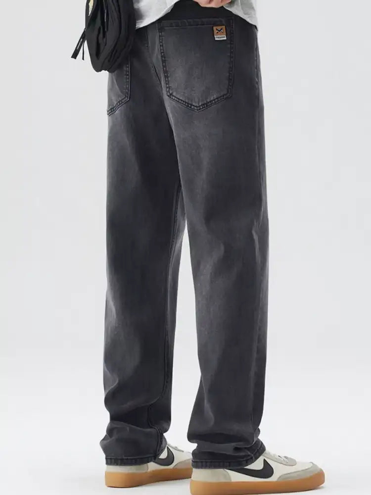Men’s Wide Leg Jeans with Pockets