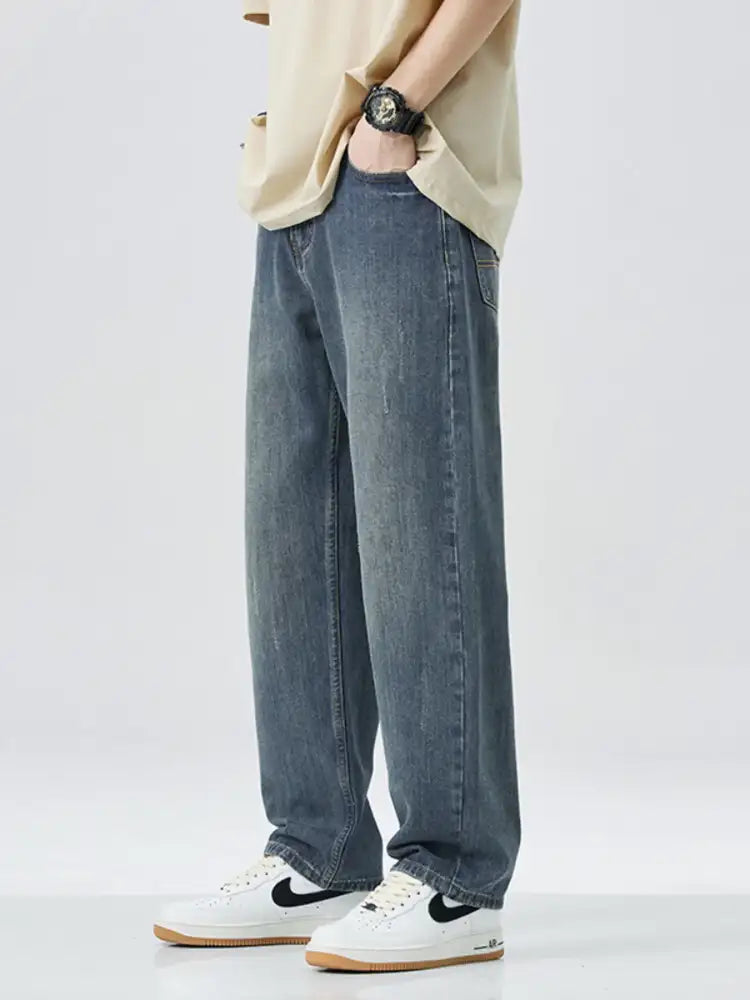 Men’s Wide Leg Relaxed Fit Jeans