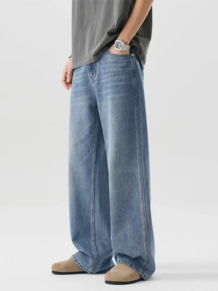Men’s Wide Leg Relaxed Fit Jeans