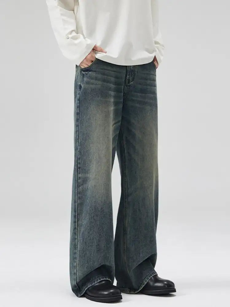 Men’s Wide Leg Relaxed Fit Jeans