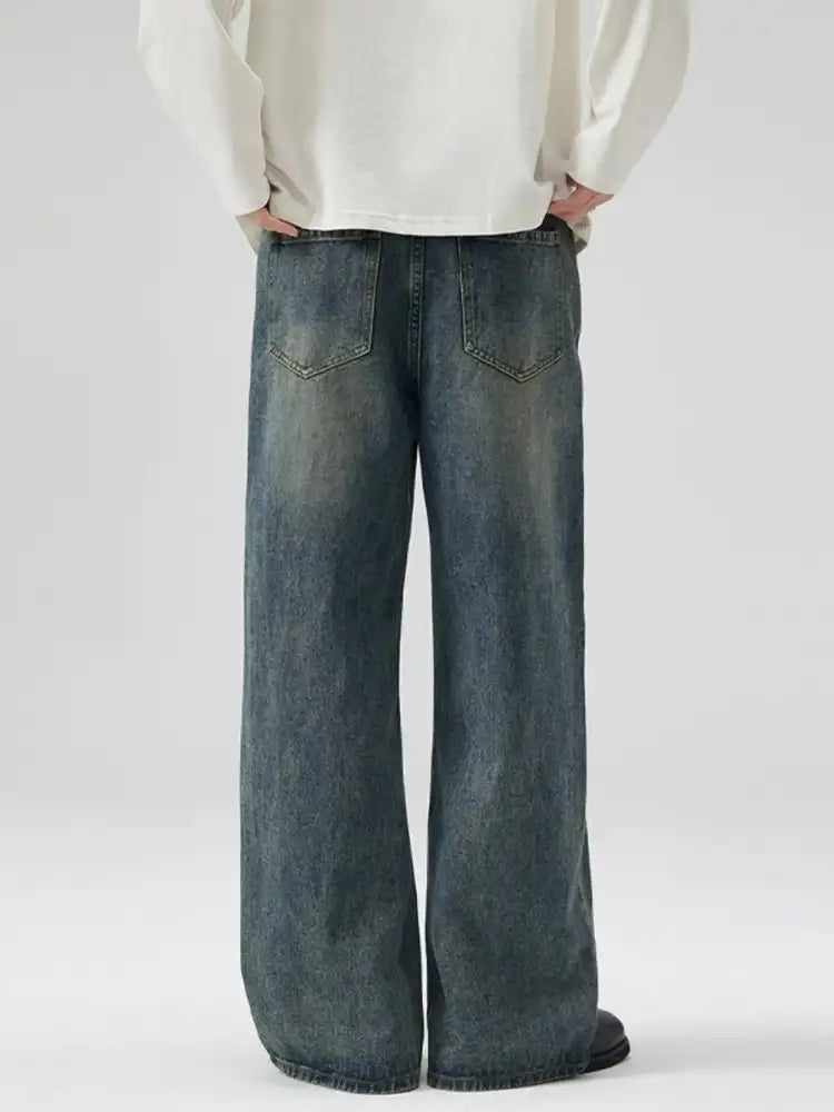 Men’s Wide Leg Relaxed Fit Jeans