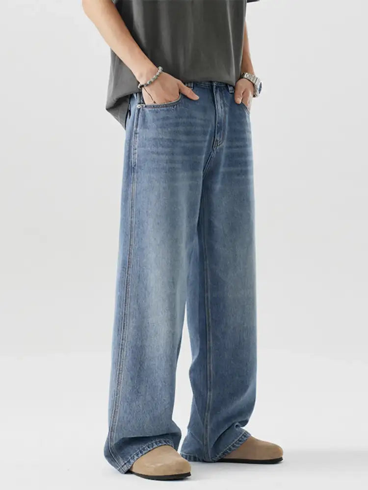 Men’s Wide Leg Relaxed Fit Jeans