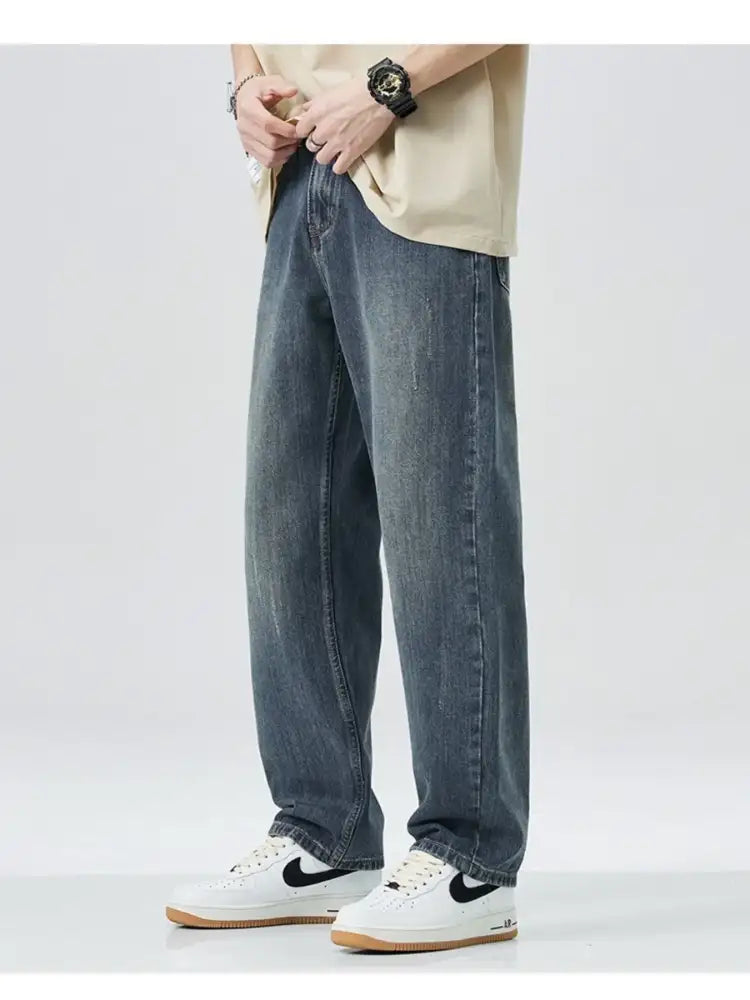 Men’s Wide Leg Relaxed Fit Jeans
