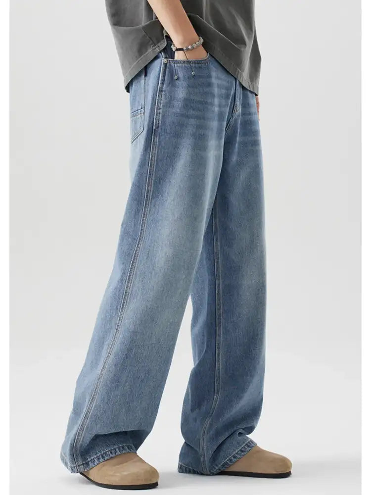 Men’s Wide Leg Relaxed Fit Jeans