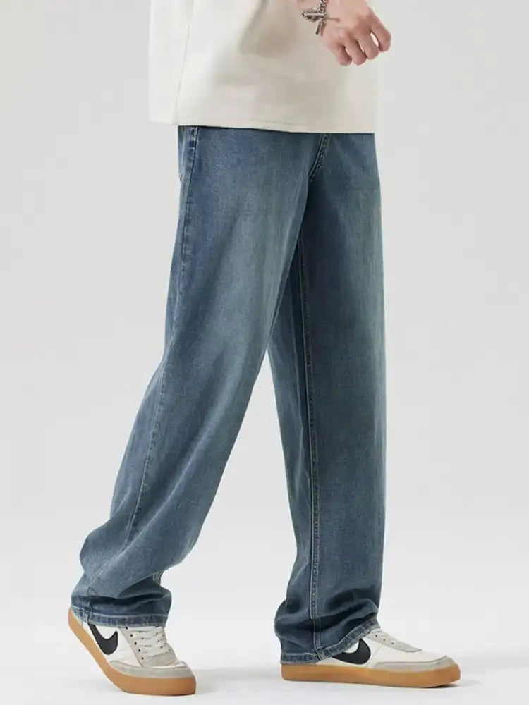 Men’s Wide Leg Relaxed Fit Jeans