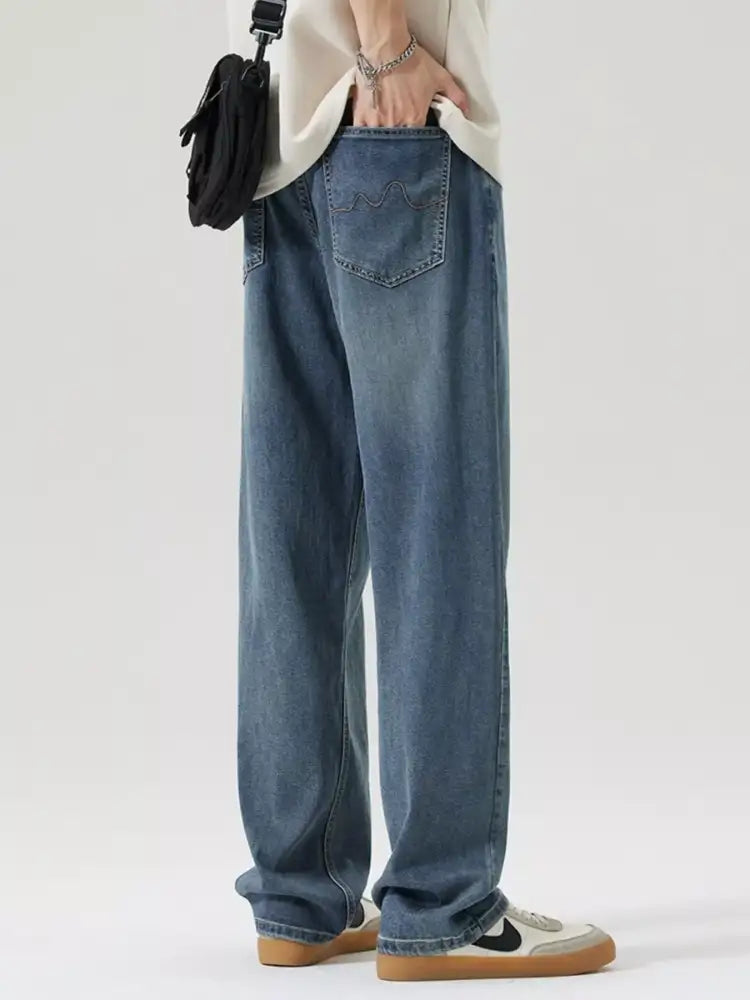 Men’s Wide Leg Relaxed Fit Jeans