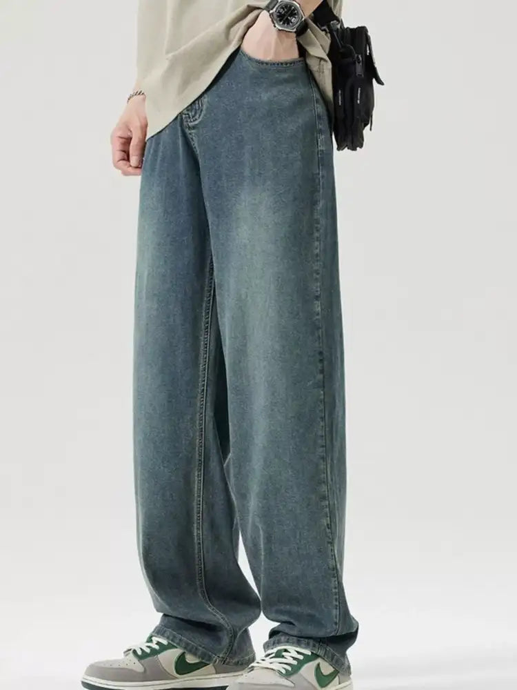 Men’s Wide Leg Relaxed Fit Jeans