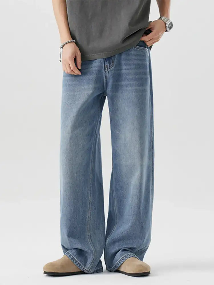 Men’s Wide Leg Relaxed Fit Jeans