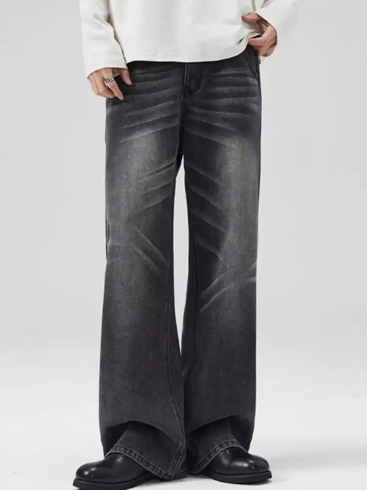 Men’s Wide Leg Relaxed Fit Jeans