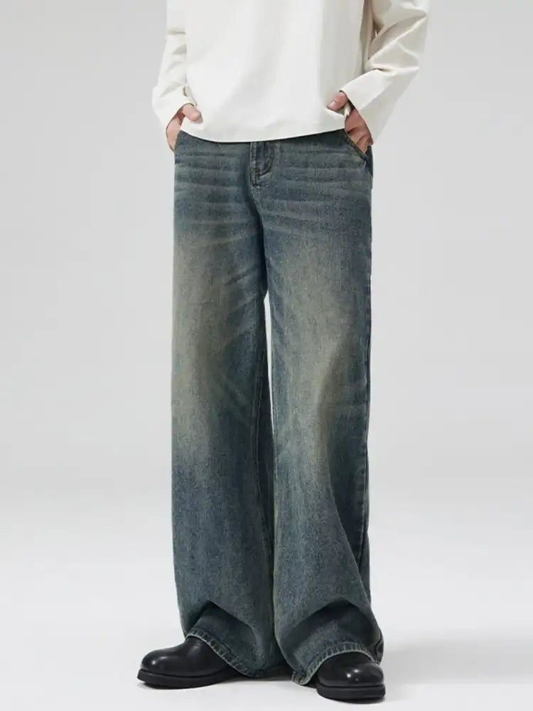Men’s Wide Leg Relaxed Fit Jeans