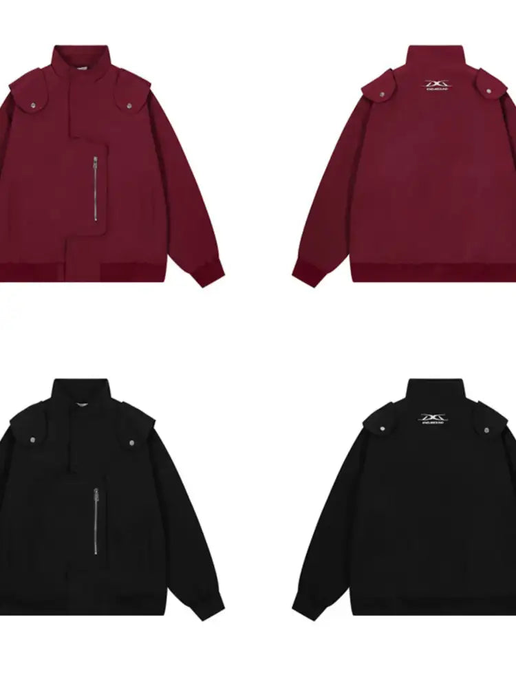 Men’s Zip Front Jacket with Pockets