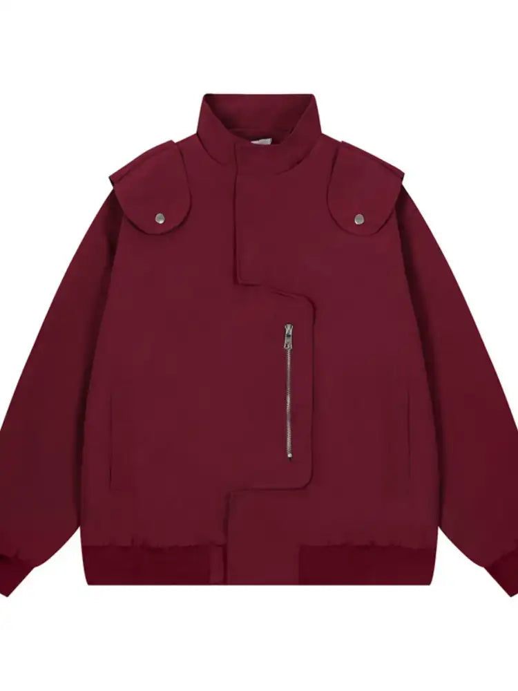 Men’s Zip Front Jacket with Pockets