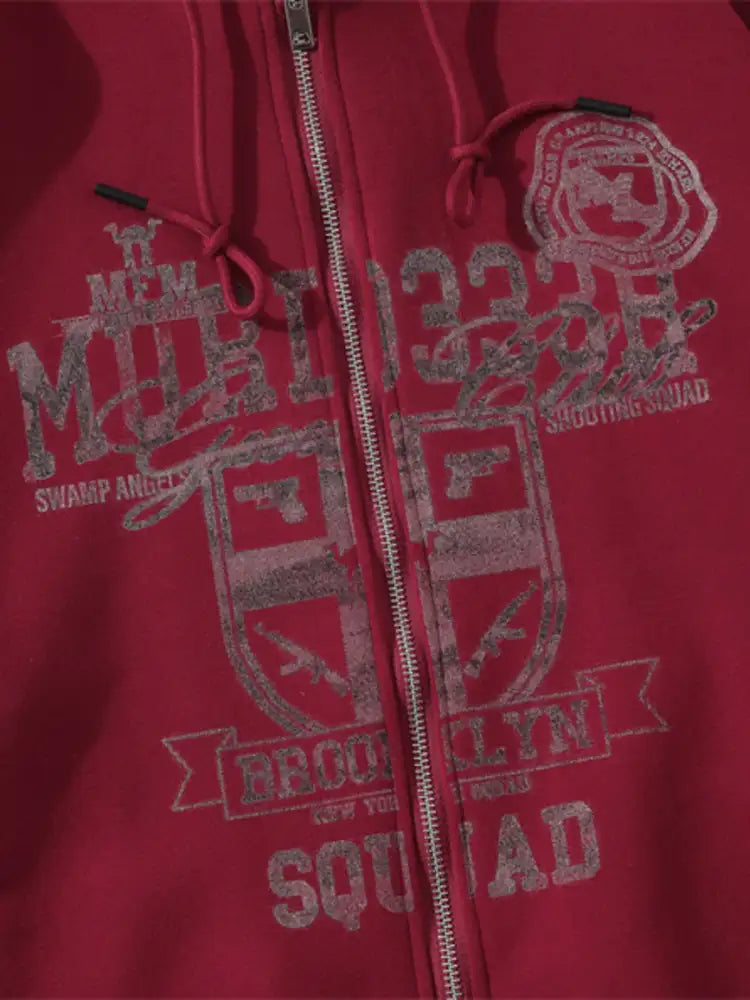 Men’s Zip-Up Hooded Jacket