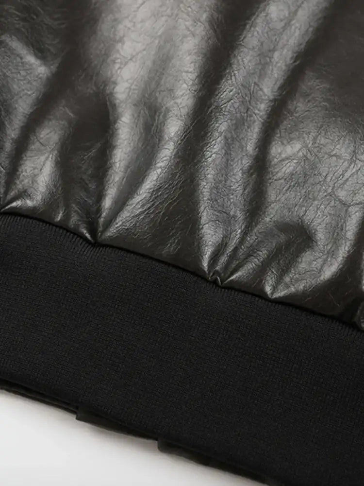 Men’s Zip Up Leather Jacket