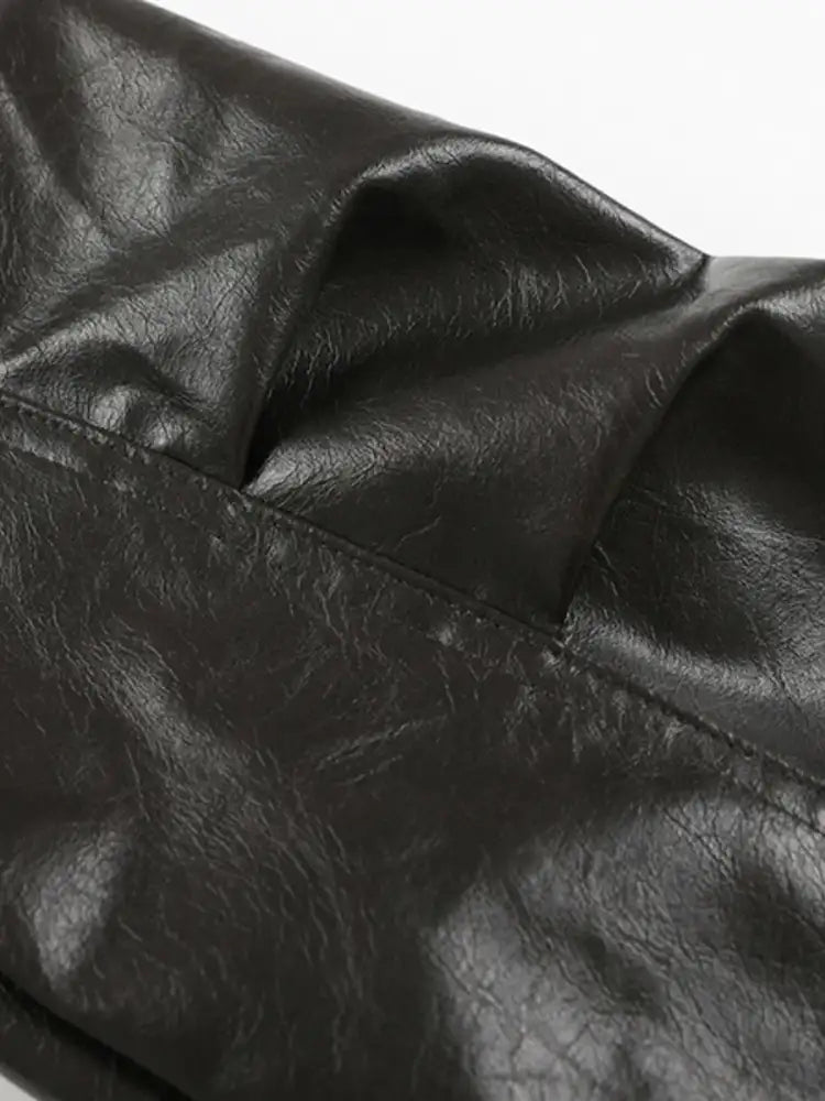Men’s Zip Up Leather Jacket