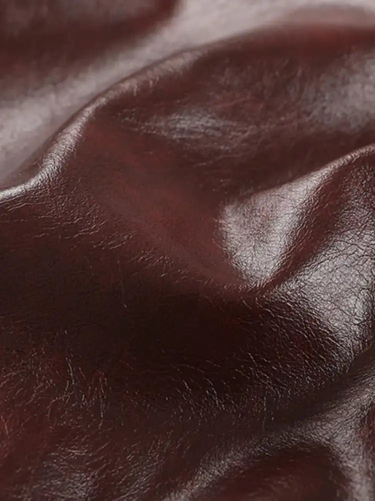 Men’s Zip Up Leather Jacket