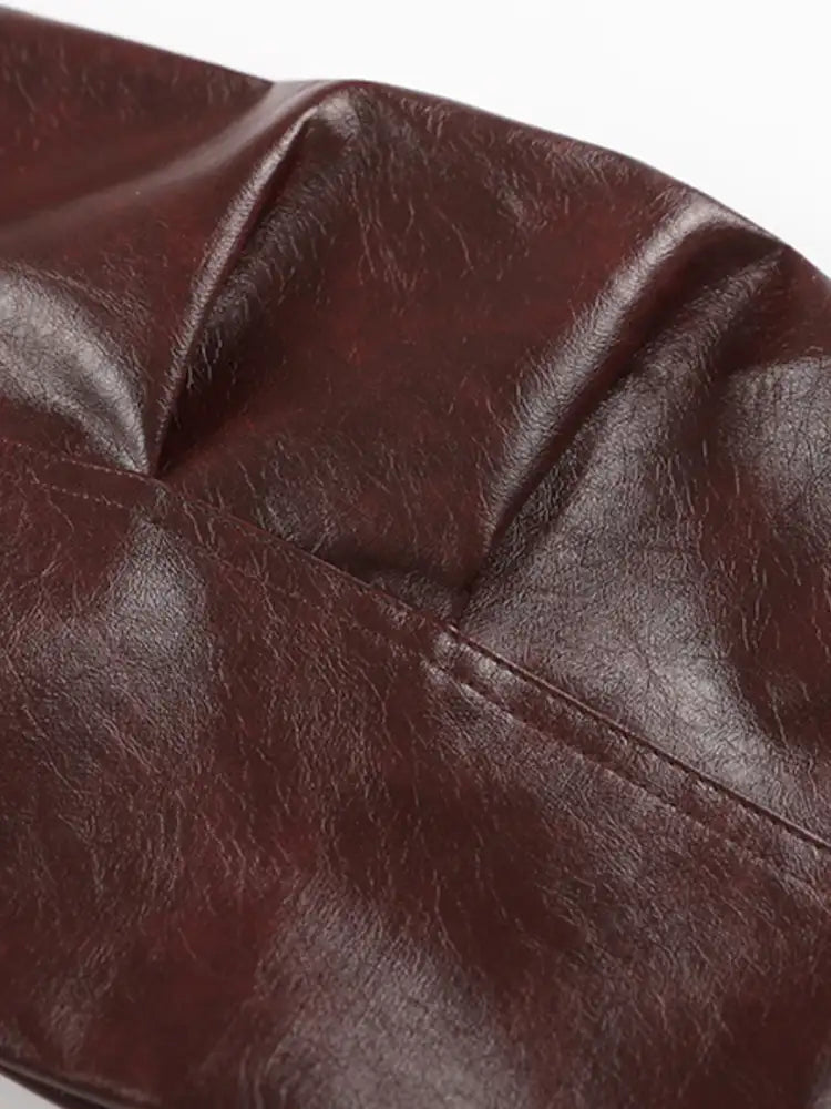 Men’s Zip Up Leather Jacket