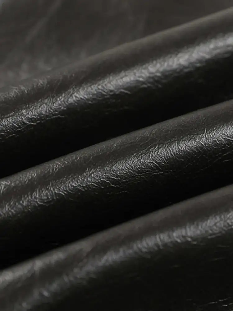 Men’s Zip Up Leather Jacket