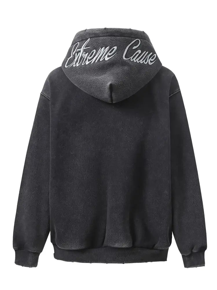 Men’s Zip-Up Long Sleeve Hooded Jacket