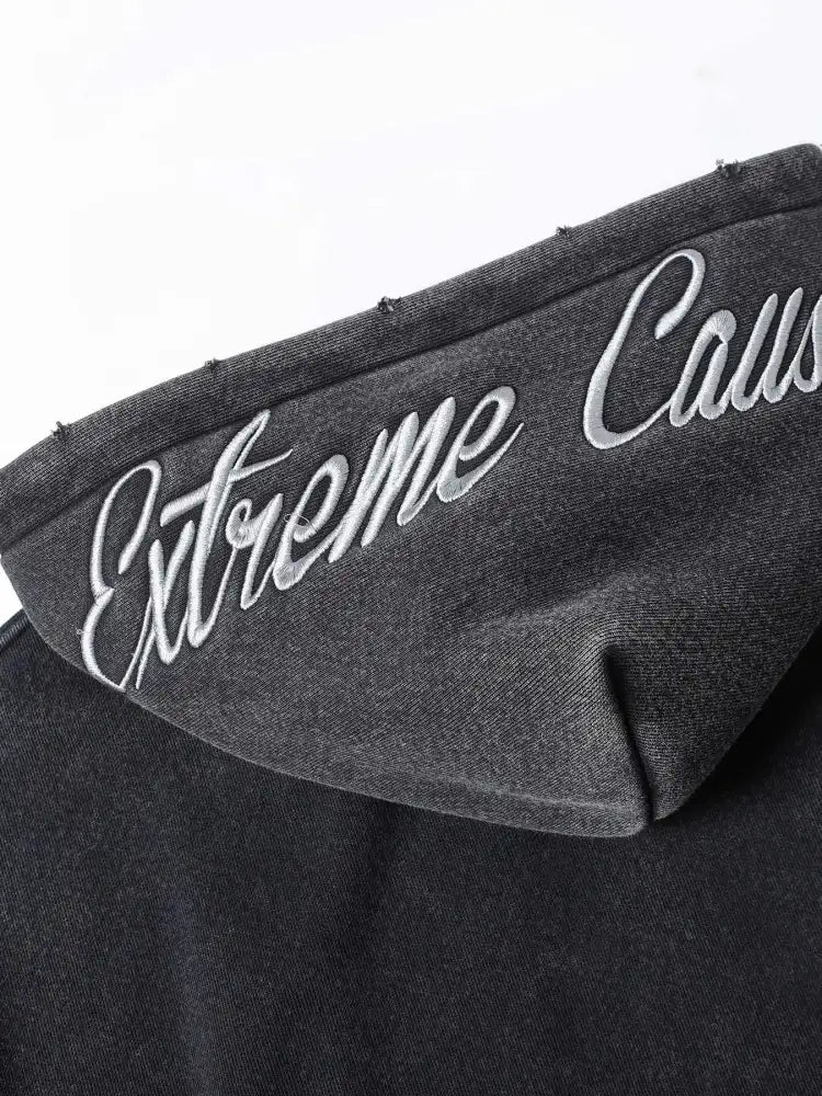 Men’s Zip-Up Long Sleeve Hooded Jacket