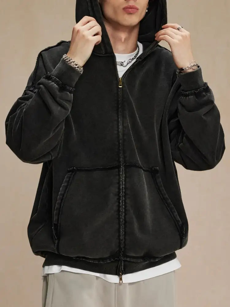 Men’s Zip Up Long Sleeve Hoodie