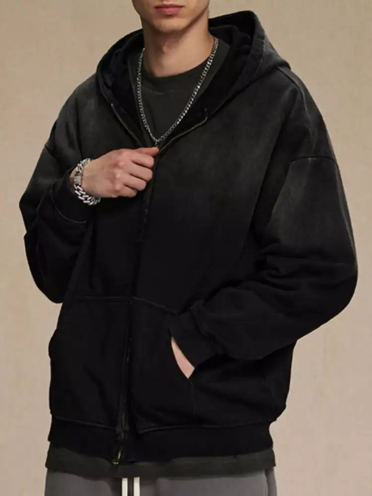 Men’s Zip Up Long Sleeve Hoodie