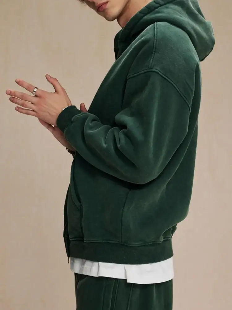 Men’s Zip Up Long Sleeve Hoodie