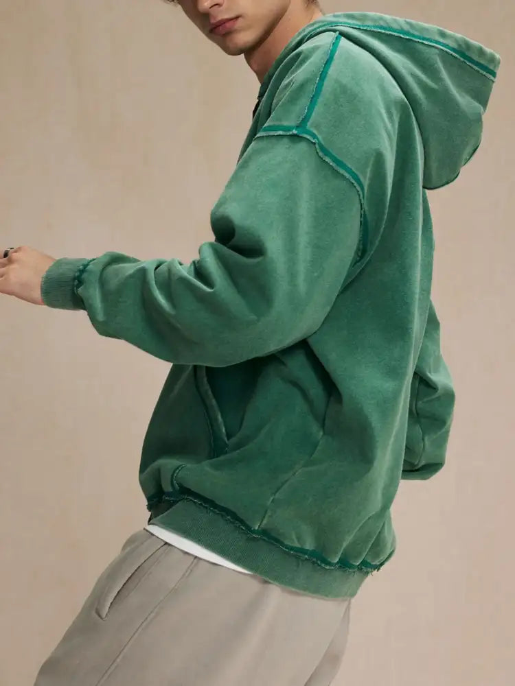 Men’s Zip Up Long Sleeve Hoodie