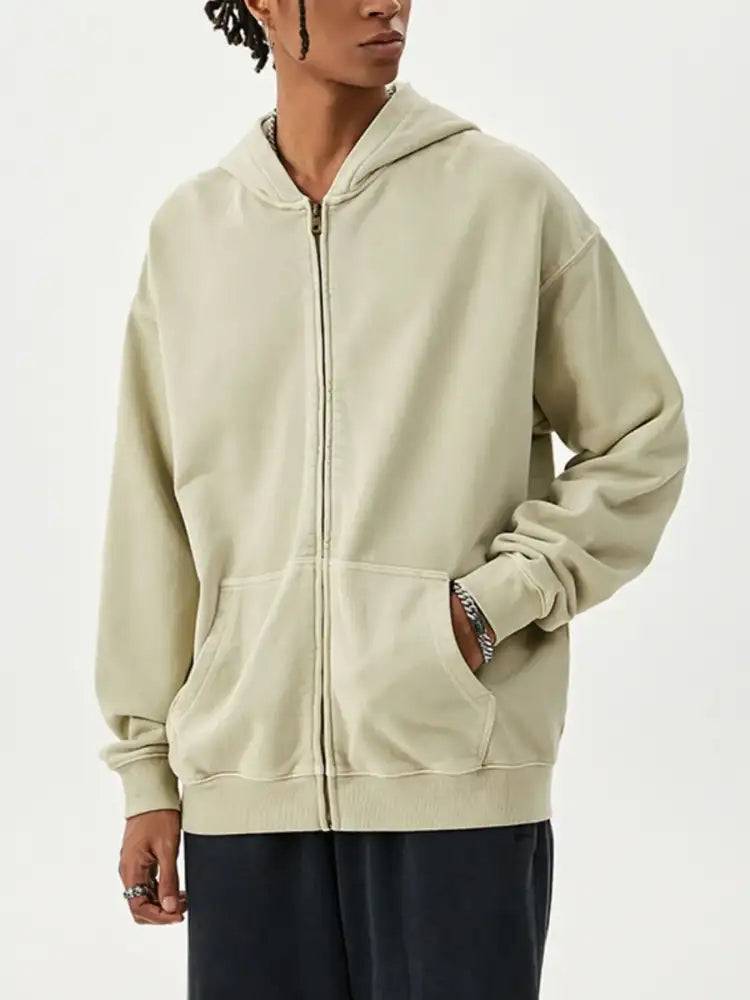 Men’s Zip Up Long Sleeve Hoodie
