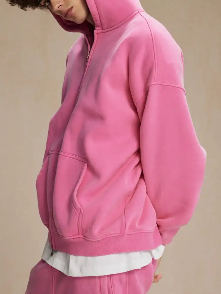 Men’s Zip Up Long Sleeve Hoodie