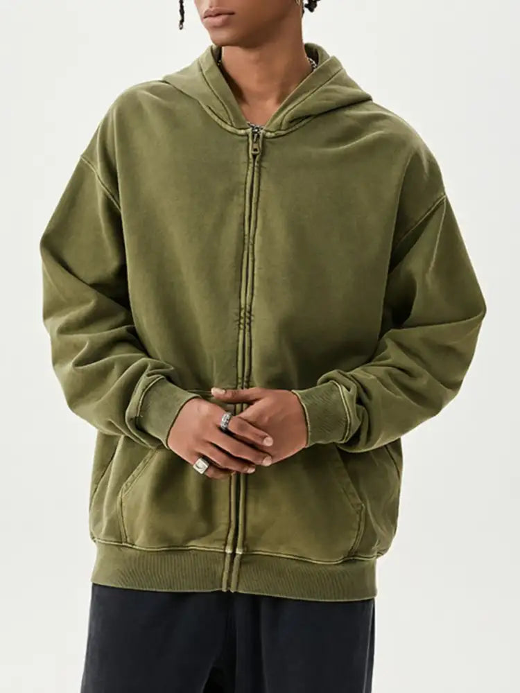 Men’s Zip Up Long Sleeve Hoodie