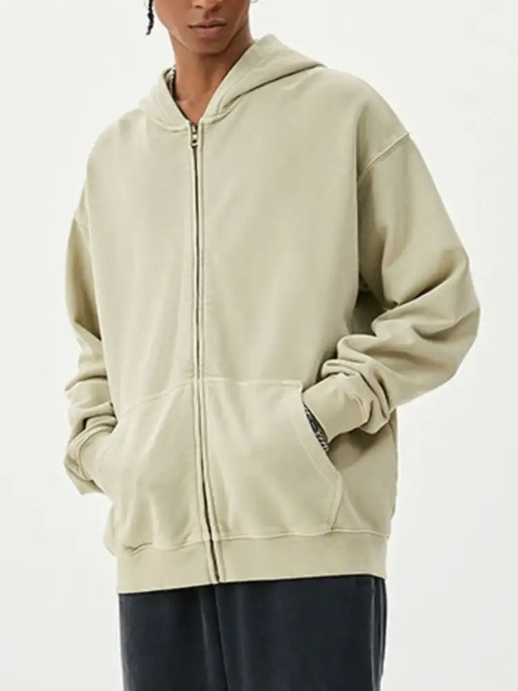 Men’s Zip Up Long Sleeve Hoodie