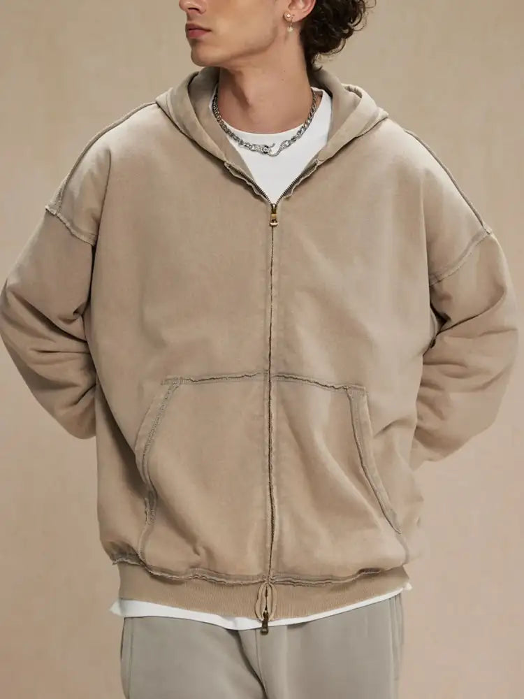 Men’s Zip Up Long Sleeve Hoodie