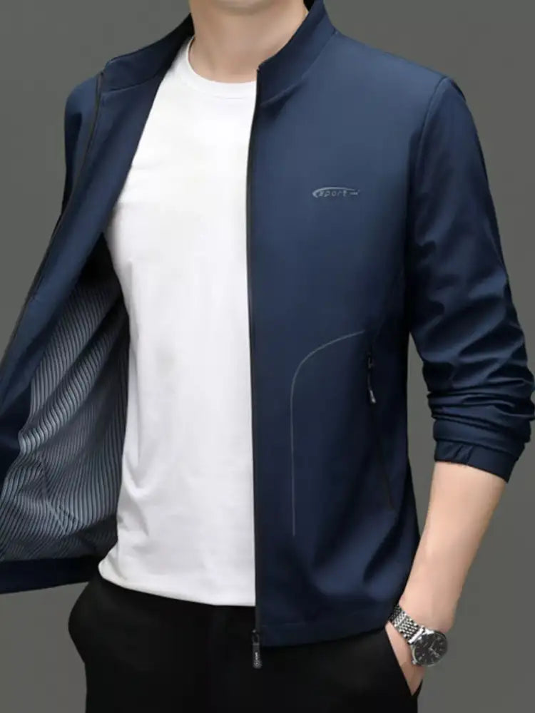 Men’s Zip Up Long Sleeve Jacket