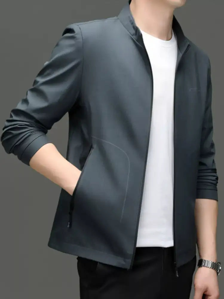 Men’s Zip Up Long Sleeve Jacket